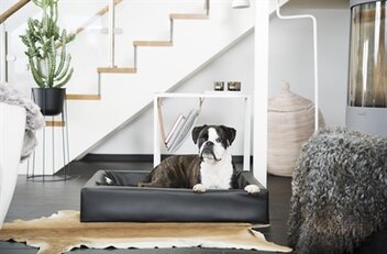 BIA BED HONDENMAND ORIGINAL ZWART 60X50X12,5 CM