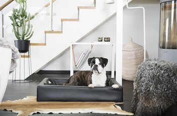 BIA BED HONDENMAND ORIGINAL ZWART 70X60X15 CM