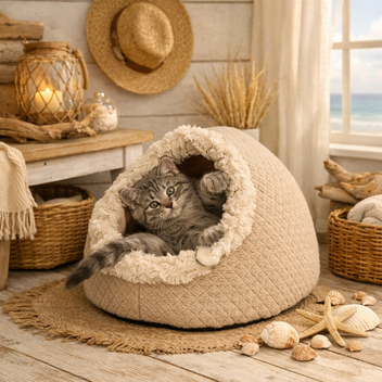 TRIXIE KATTENMAND IGLO BOHO BEIGE 35X41X26 CM