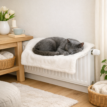 TRIXIE RADIATOR-HANGMAT PLUCHE WOLWIT 45x24x31 CM