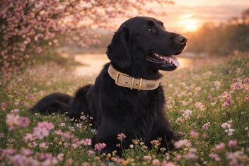 TRIXIE HALSBAND HOND PURE LEER ROZE ML39-46X3,5 CM