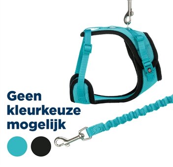 TRIXIE KATTENTUIG MESH Y-VORM MET ELASTISCHE RIEM ASSORTI 36-60X100 CM