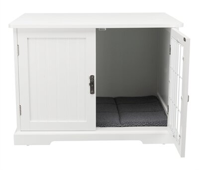 TRIXIE BENCH HOME KENNEL HOND / KAT WIT 73X53X53 CM