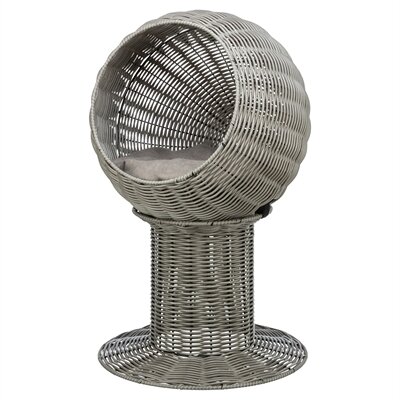 TRIXIE KATTENMAND AMALIA ROND POLYRATTAN GRIJS 4242X70 CM