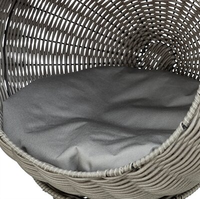 TRIXIE KATTENMAND AMALIA ROND POLYRATTAN GRIJS 4242X70 CM