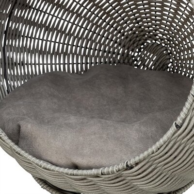 TRIXIE KATTENMAND AMALIA ROND POLYRATTAN GRIJS 4242X70 CM