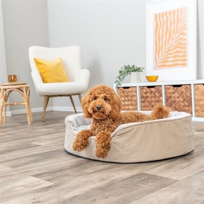 TRIXIE VITAL HONDENMAND LINO SOFT OVAAL BEIGE / CREME 83X67 CM