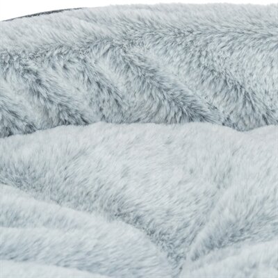 TRIXIE VITAL HONDENMAND LINO SOFT OVAAL GRIJS / LICHTGRIJS 83X67 CM