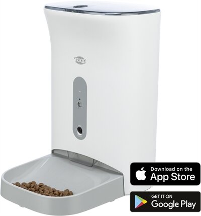 TRIXIE VOEDERAUTOMAAT SMART 2.0 WIT / GRIJS 4,5 LITER