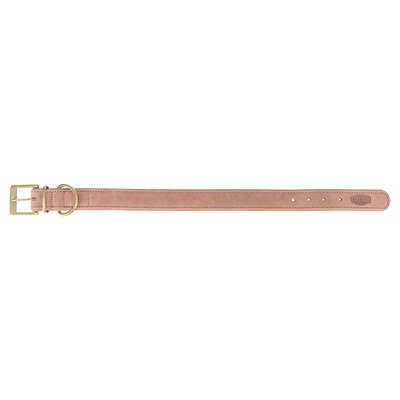 TRIXIE HALSBAND HOND PURE LEER ROZE ML39-46X3,5 CM