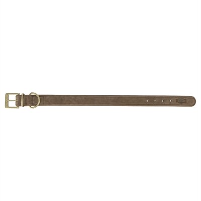 TRIXIE HALSBAND HOND PURE LEER BRUIN  M 36-43X3 CM