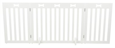 TRIXIE HONDENHEK AFSLUITHEK WIT 3 PANELEN 82-124X61 cm