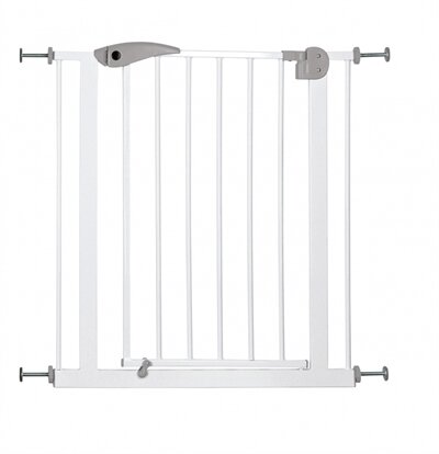 TRIXIE HONDENHEK AFSLUITHEK METAAL WIT 75-85X76 cm