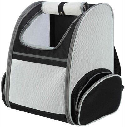TRIXIE HONDENTAS RUGTAS CHLOE LICHTGRIJS / ZWART 39X27X43 cm
