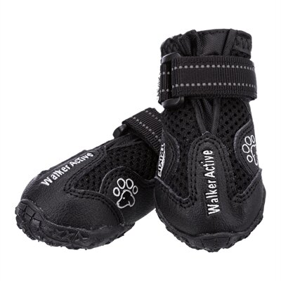 TRIXIE POOTBESCHERMING WALKER ACTIVE ZWART L PER PAAR
