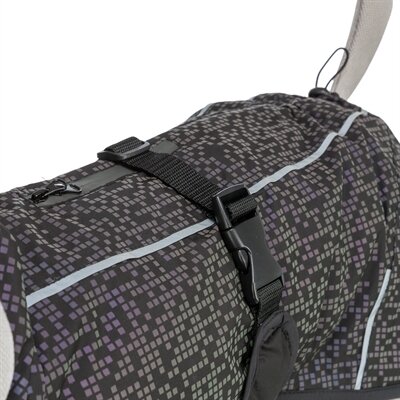 TRIXIE HONDENJAS LIMOUX REFLECT ZWART / GRIJS 45 CM