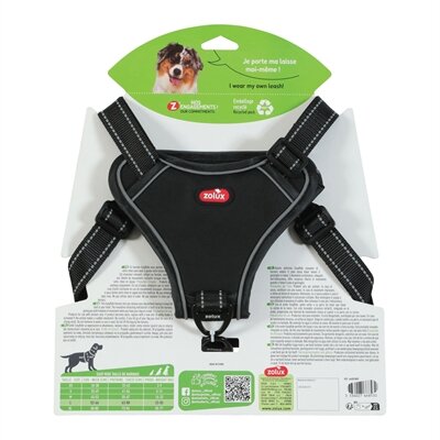 ZOLUX EASYRIDE HONDENTUIG L 63-80 cm 33-55 KG  ZWART