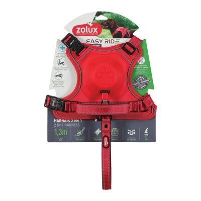 ZOLUX EASYRIDE HONDENTUIG L 63-80 cm 33-55 KG ROOD