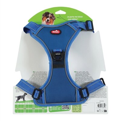 ZOLUX EASYRIDE HONDENTUIG  M 55-67 cm 16-33 KG BLAUW