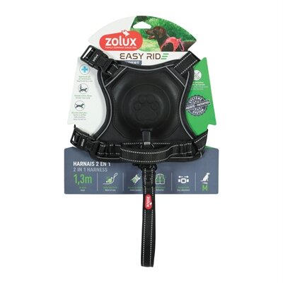 ZOLUX EASYRIDE HONDENTUIG  M 55-67 cm 16-33 KG  ZWART