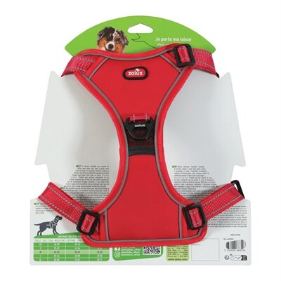 ZOLUX EASYRIDE HONDENTUIG M 55-67 cm 16-33 KG ROOD 