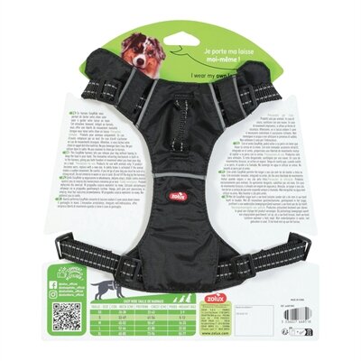 ZOLUX EASYRIDE HONDENTUIG S 41-54 cm 5-12 KG   ZWART 