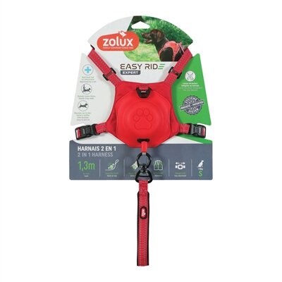 ZOLUX EASYRIDE HONDENTUIG S 41-54 cm 5-12 KG  ROOD
