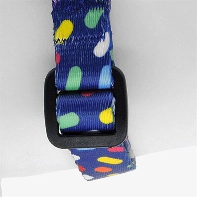 MORSO MINI HONDENTUIG VERSTELBAAR GERECYCLED COLOR INVADERS PAARS24-32X1,5 CM