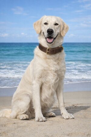 TRIXIE HALSBAND HOND RUSTIC VETLEER DONKERBRUIN  48-56 x 3cm