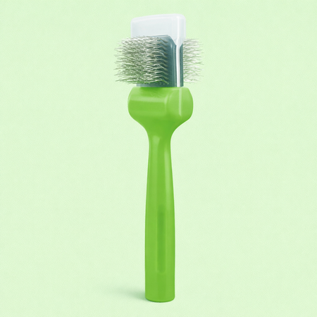 ACTIVET BORSTEL UNIVERSAL PRO ZACHT GROEN 20X5X5 CM