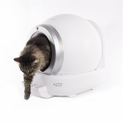 MARTIN AUTOMATISCHE KATTENBAK WIT 50X57X53 CM