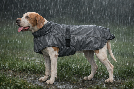 HAPPY PET HONDENJAS GO WALK MUD COAT WATERPROOF GRIJS 50 CM