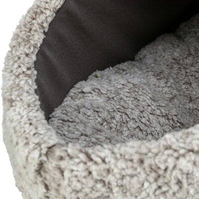TRIXIE KATTENMAND IGLO CALIDA WARMTEREFLECTEREND GRIJS-WIT / ZWART 50X30X35 CM
