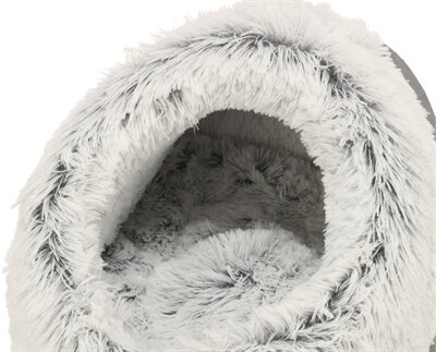 TRIXIE KATTENMAND IGLO HARVEY GRIJS / WIT-ZWART 14X35X26 CM