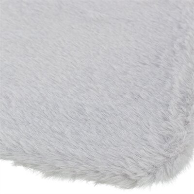 TRIXIE HANGMAT VOOR AAN RAAM OPVOUWBAAR PLUCHE / MESH WIT / GRIJS 58C34 CM