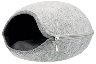 TRIXIE RELAX IGLO LUNA LICHTGRIJS 44X38X26 CM