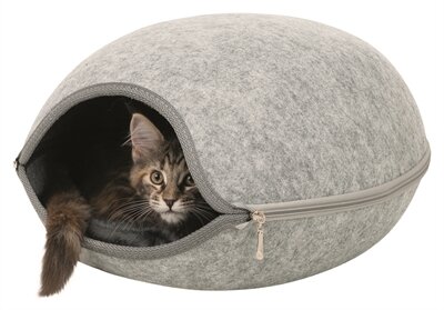 TRIXIE RELAX IGLO LUNA LICHTGRIJS 44X38X26 CM