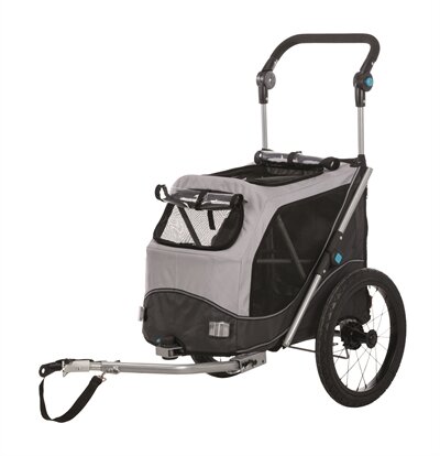 TRIXIE HONDENFIETSKAR OPVOUWBAAR TOT 15 KG GRIJS 74X58X93 CM