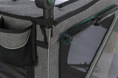 TRIXIE FIETSKAR TOT 25 KG GRIJS / SALIE 62X80X92 CM