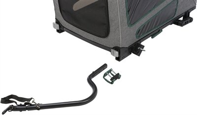 TRIXIE FIETSKAR TOT 45 KG GRIJS / SALIE 80X98X103 CM