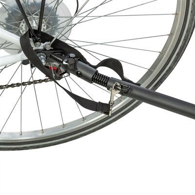 TRIXIE FIETSKAR OPVOUWBAAR SNELVOUW FUNCTIE TOT 45KG GRIJS 87,5X93/150X97 CM