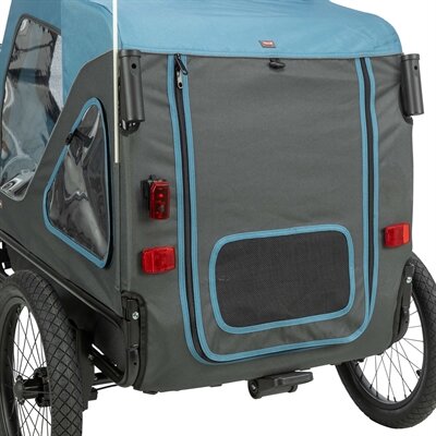 TRIXIE FIETSKAR TOT 23 KG BLAUW / GRIJS S 70X88/131/88 CM