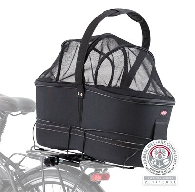 TRIXIE FIETSMAND BAGAGE DRAGER BREED ZWART 60X29X49 CM