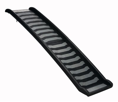 TRIXIE INKLAPBARE LOOPPLANK ZWART/GRIJS 39x160 cm