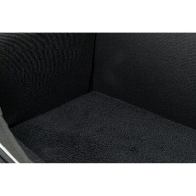 TRIXIE AUTOSTOEL ZWART  GRIJS 56X36X37 CM