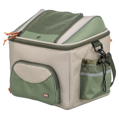 TRIXIE FIETSMAND VOOR STUUR POLYESTER OLIJFGROEN BEIGE 48X34X40 CM