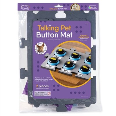 HUNGER FOR WORDS TALKING PET BUTTON MAT 33,5X45X1,5 CM