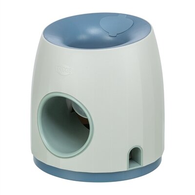 TRIXIE DOG ACTIVITY STRATEGIESPEL BALL&TREAT LICHTGRIJS  BLAUW 17X17X18 CM BAL 6 CM