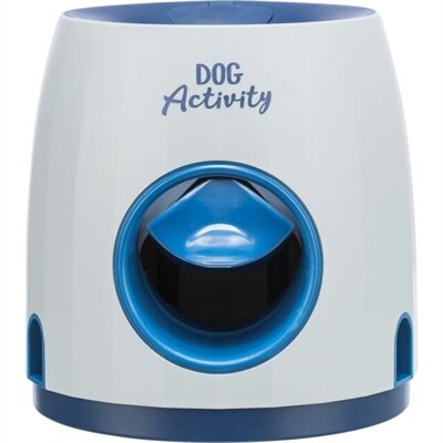 TRIXIE DOG ACTIVITY STRATEGIESPEL BALL&TREAT LICHTGRIJS  BLAUW 17X17X18 CM BAL 6 CM