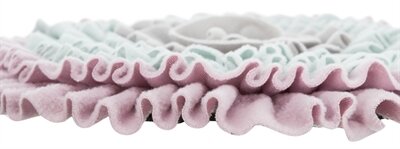 TRIXIE JUNIOR SNUFFELMAT ZACHT ROZE  MINTGROEN  GRIJS 38x38 CM